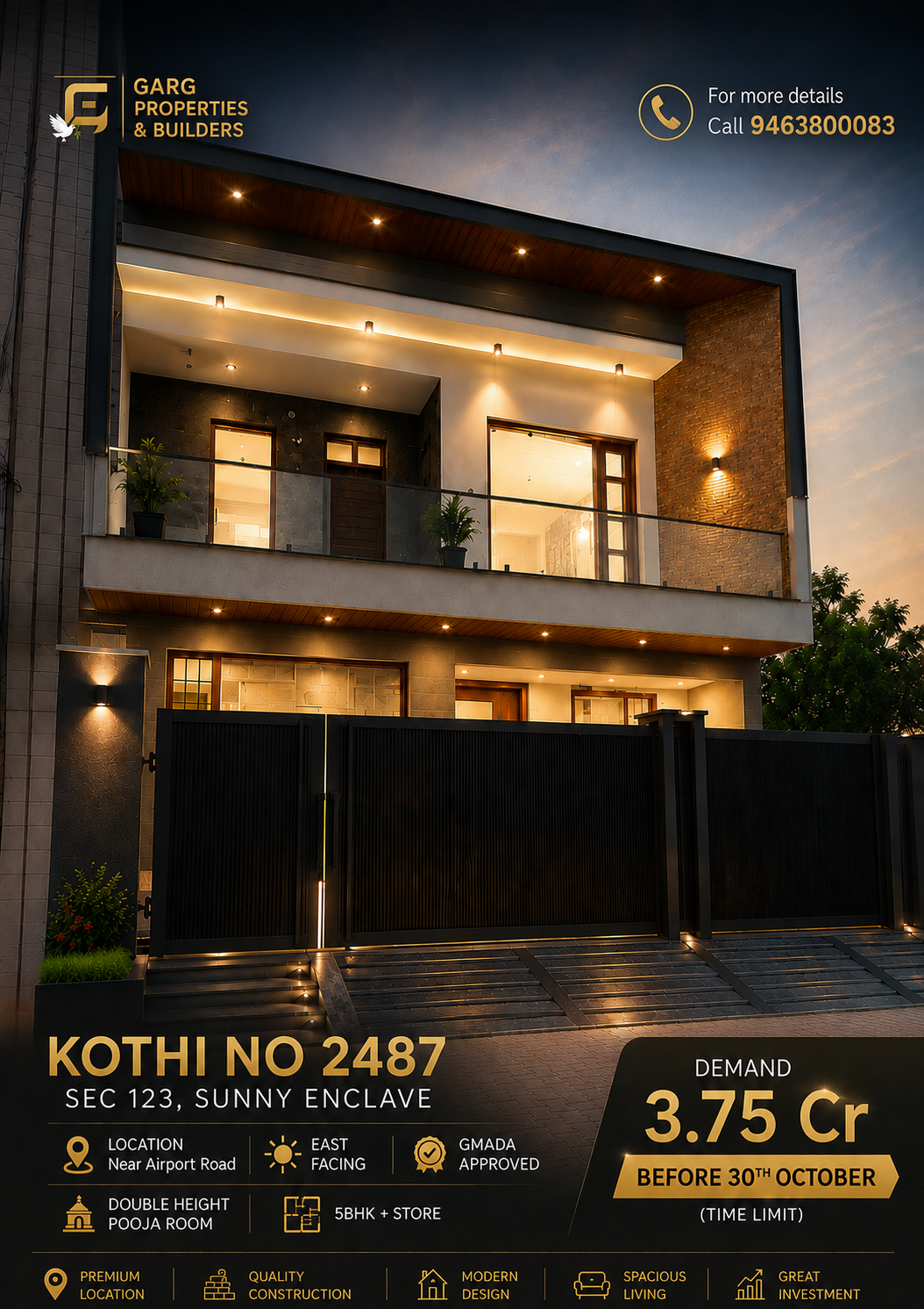 Luxurious Duplex in Sec 123